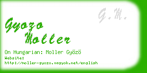gyozo moller business card